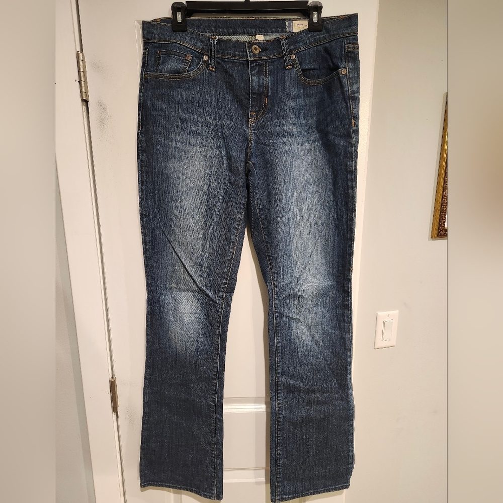 Vintage 2007 Gap 1969 Jeans Size 12 XL Boot Cut Stretch Blue Denim 12 Tall 34X35